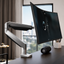 Brazo Individual Ajustable para Monitor (Silver)