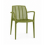 Silla Spyga con brazos (Oliva)
