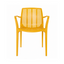 Silla Spyga con brazos (Mostaza)