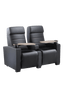 Butaca Cine Milano 2 puestos BTM2-VN